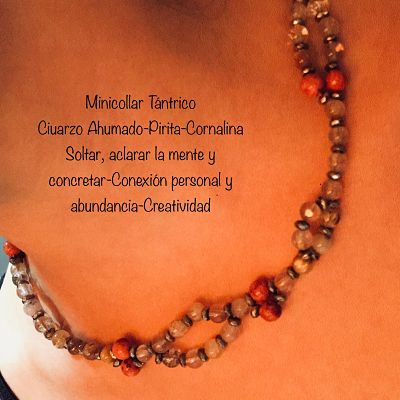 CURACIÓN - Cuarzo Rutilo, Cornalina, Pirita