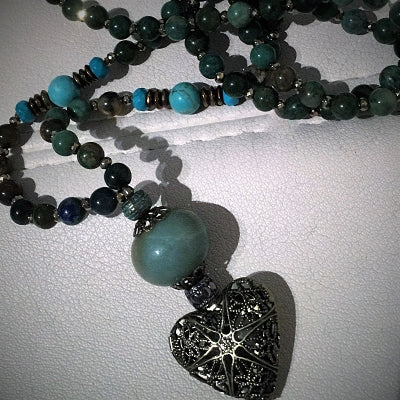 LIBERACIÓN SANADORA - Jade, Turquesa y Amazonita (Guru), Pirita (separaciones)